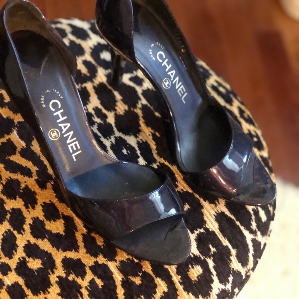 Black Chanel Heels